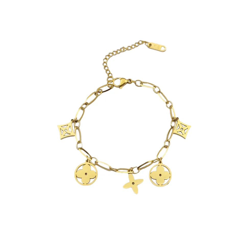 Rafini Stylish Gold bratara placata aur reglabila