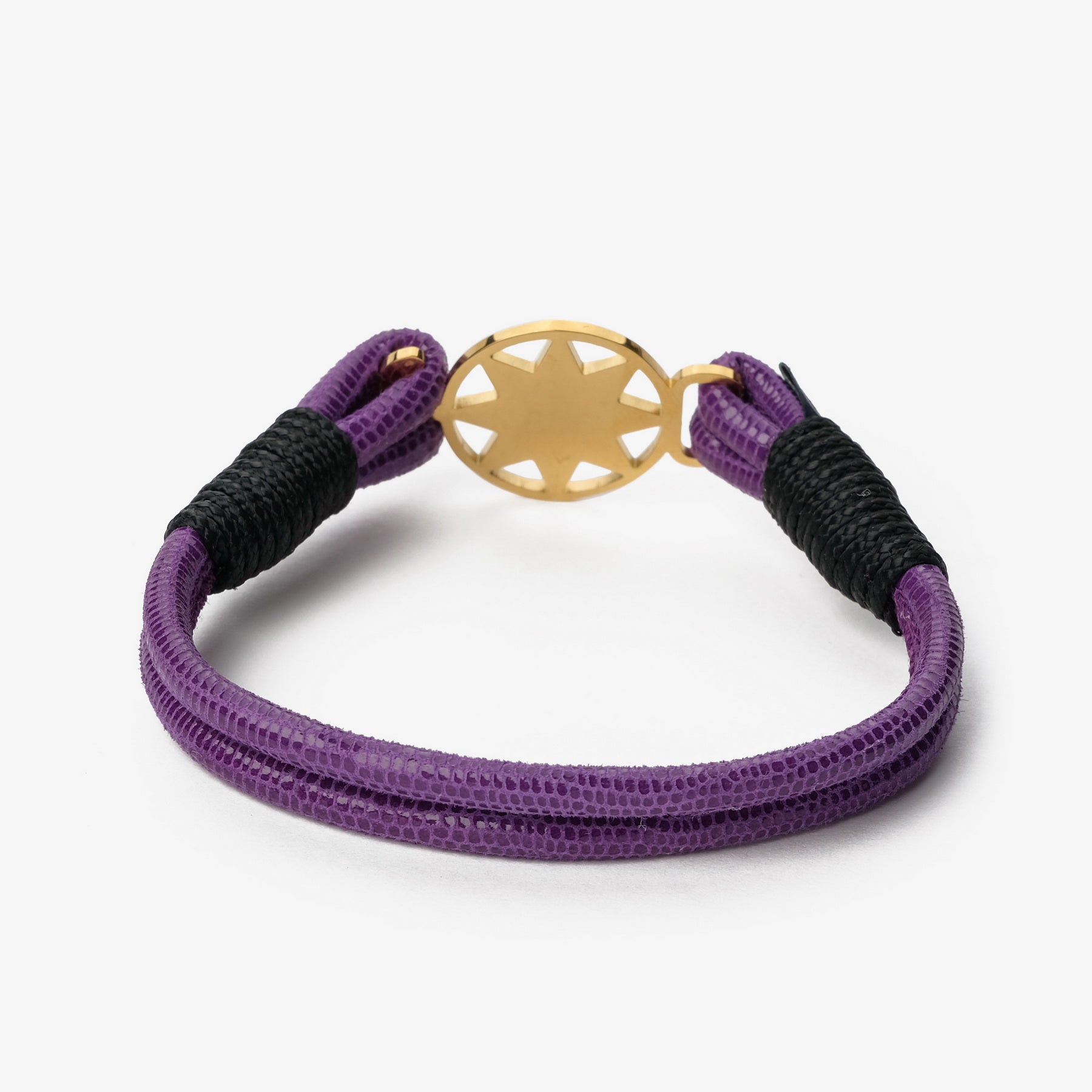 Old Skipper Violet Horizon brățară piele violet-negru M 18cm
