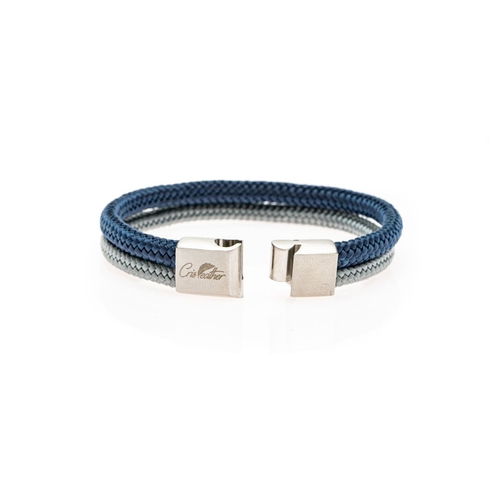 CrisFeather PowerSilver brățară magnetică gri
