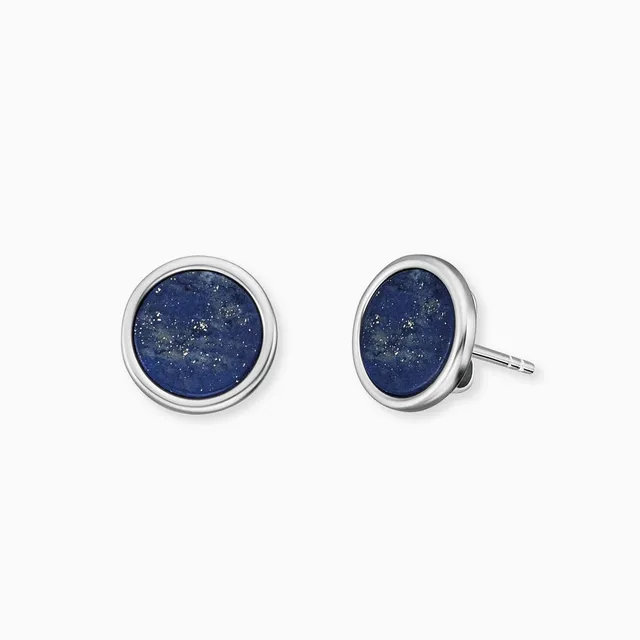 Engelsrufer Powerful Stone cercei argint lapislazuli