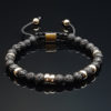 Dualstax Lava Aur brățară lavă 6mm placată aur