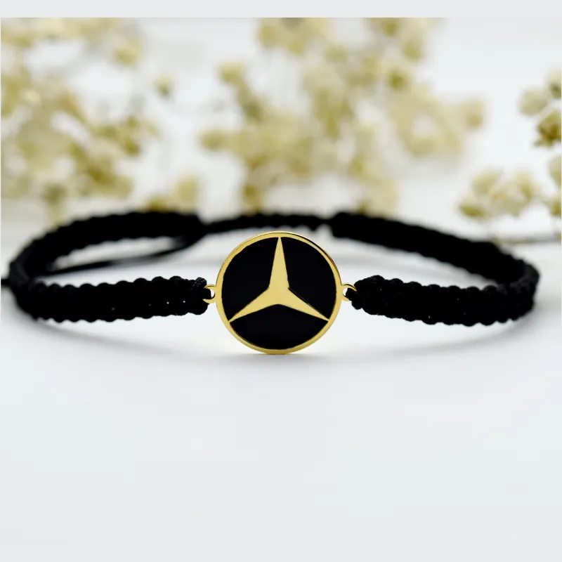 Margeluta.dincristal Mercedes bratara argint 925 placat aur