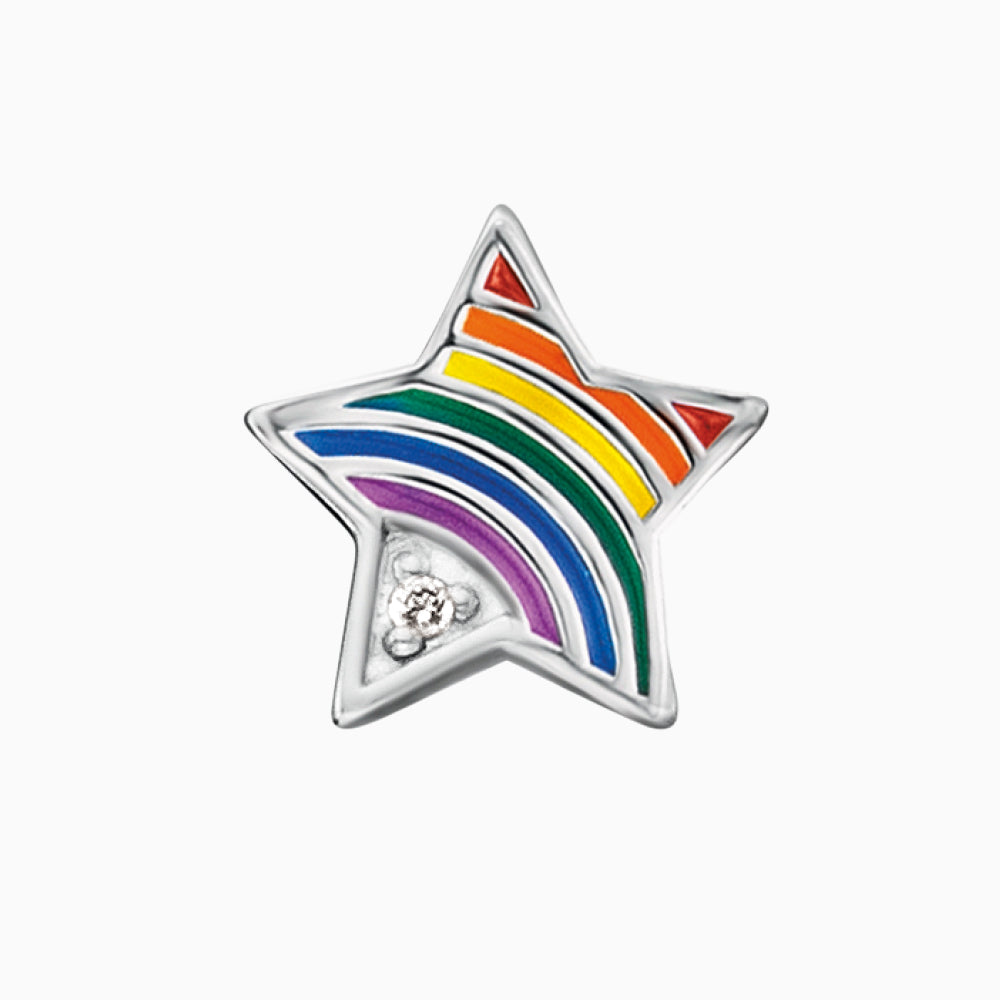 Herzengel Regenbogen cercei copii oțel curcubeu