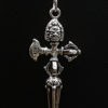 Dualstax Phurba colier argint 925 pandantiv 36mm