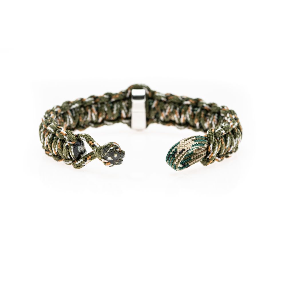 CrisFeather Army Knot brățară paracord kaki 2m