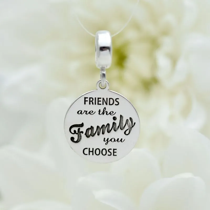 Mărgeluța din Cristal Friends charm bănuț argint 925 personalizat