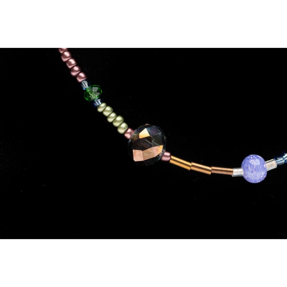 CrisFeather Gloria choker mărgele pietre semiprețioase