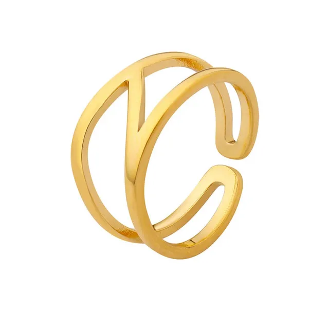 Rafini Infinity Loop inel reglabil placat aur