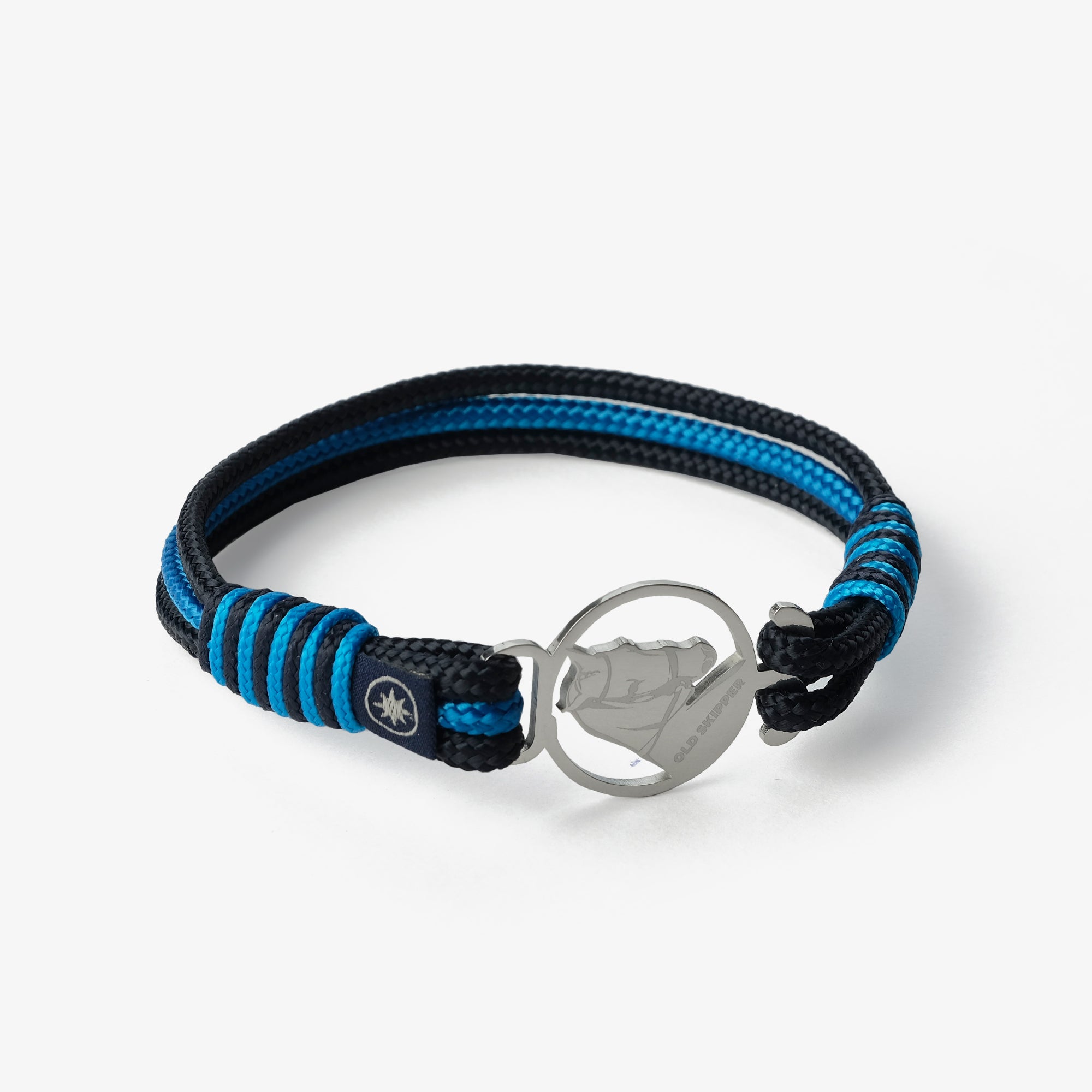 Old Skipper Oceanic Trio brățară funie bleumarin-albastru