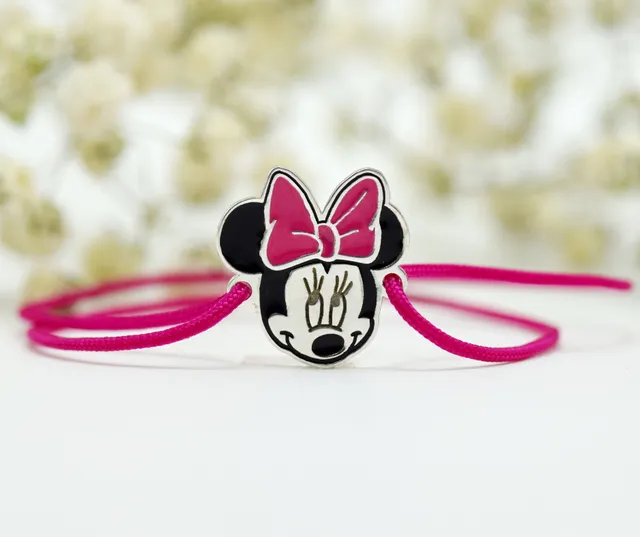 Margeluta.dincristal Minnie brățară argint 925 fundiță