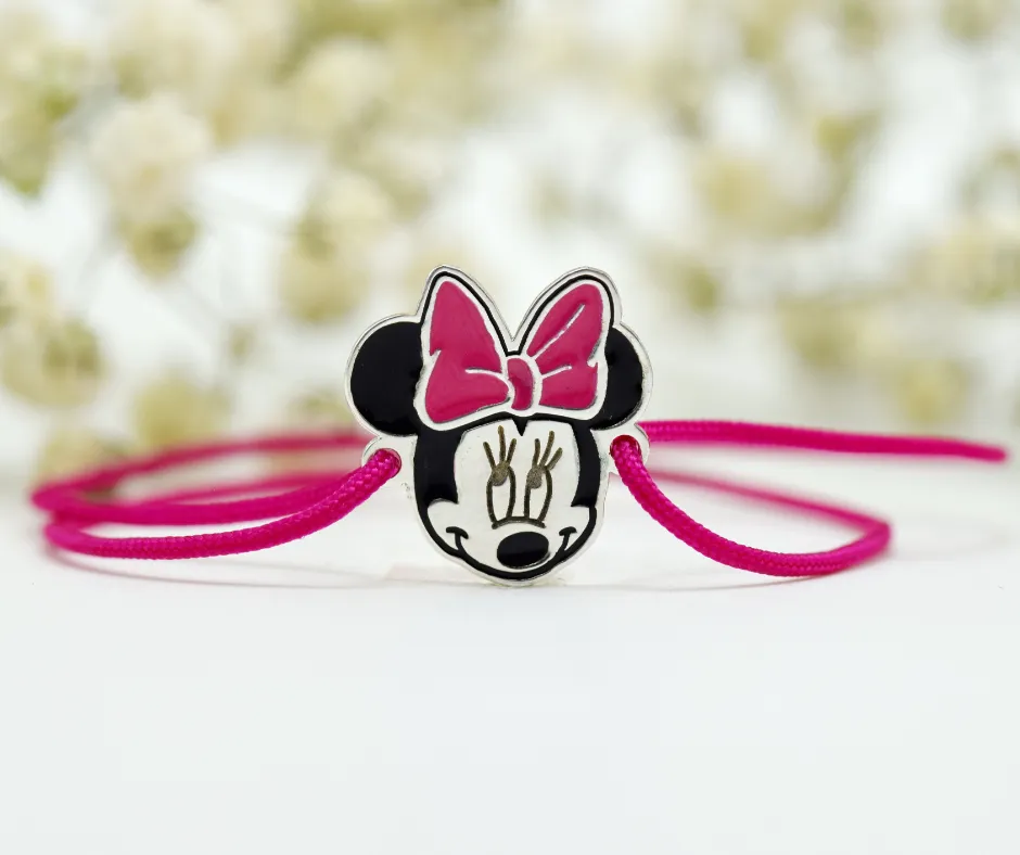 Margeluta.dincristal Minnie brățară argint 925 fundiță