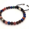 DualStax Multicolor bratara barbat 6 mm reglabila