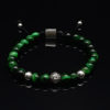 Dualstax Green bratara barbati tiger eye verde 6mm