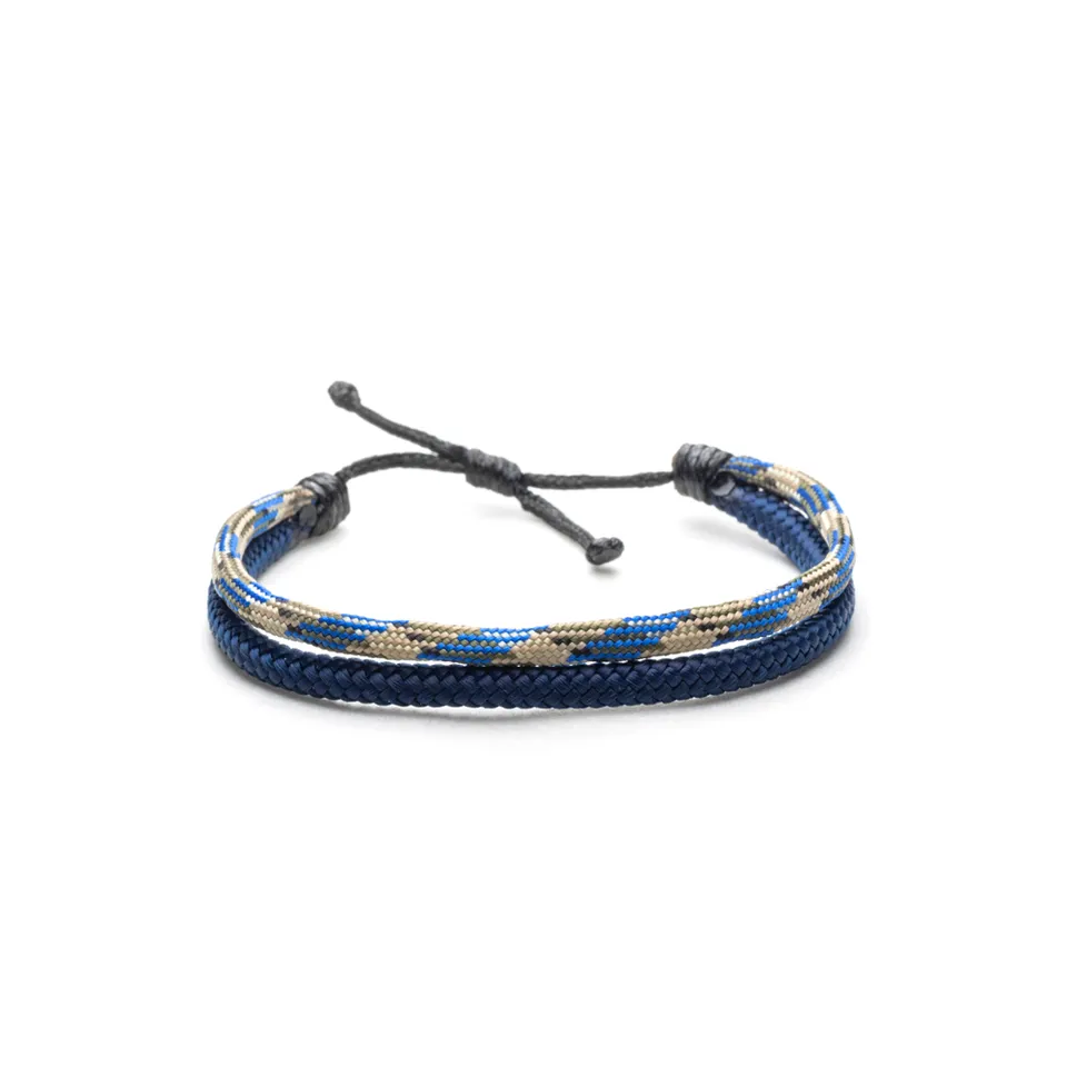 CrisFeather BlueStain brățară paracord bărbați