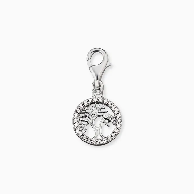Engelsrufer Tree of Life charm argint 925 zirconia