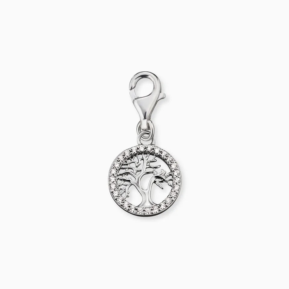 Engelsrufer Tree of Life charm argint 925 zirconia