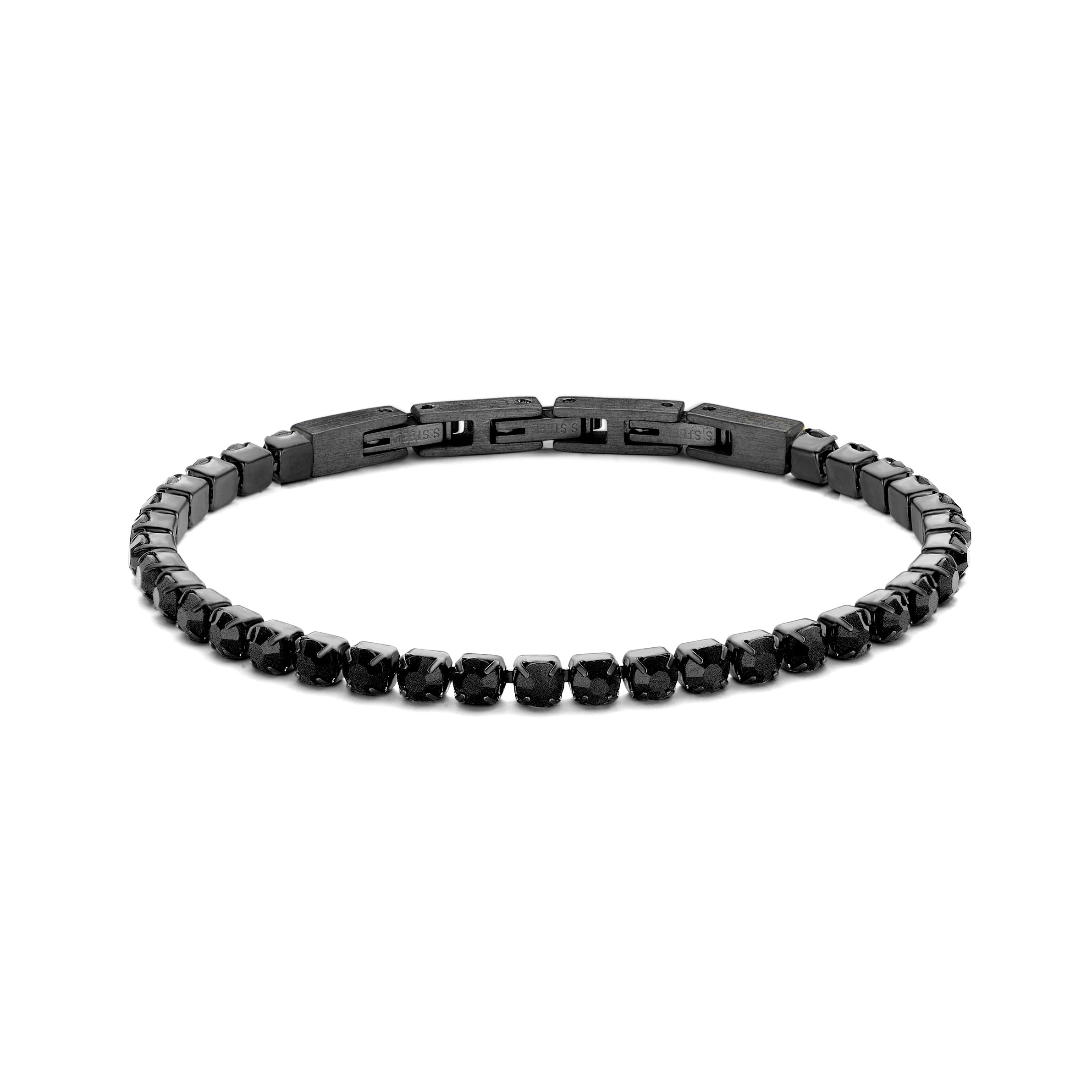 Frank 1967 bratara tennis neagra zirconia 5 mm
