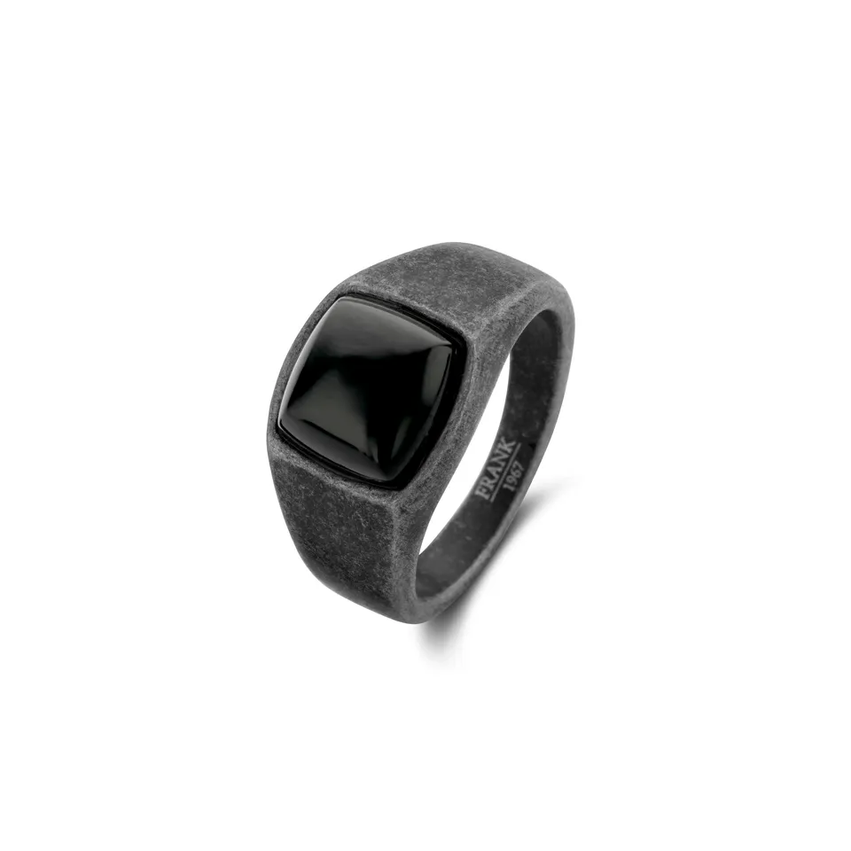 Frank 1967 Bold Vintage Statement Ring inel gri 60