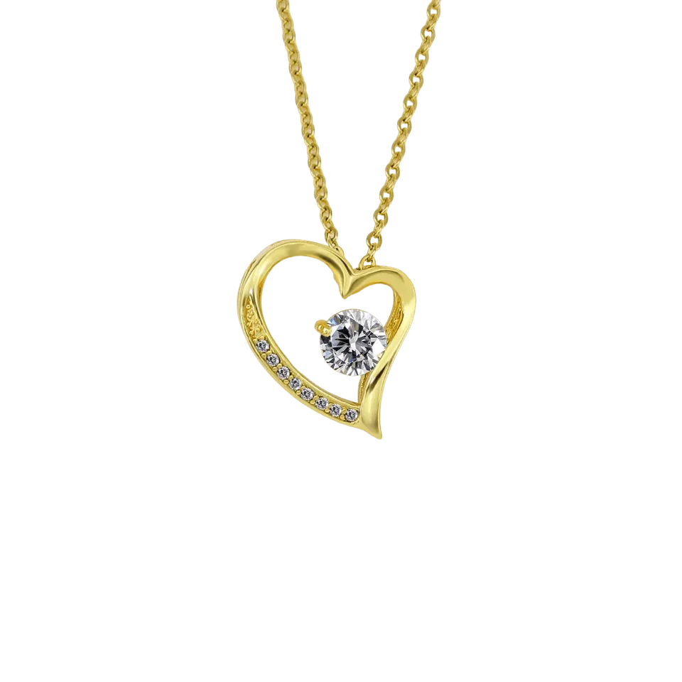 Rafini Twinkle Heart Gold lantisor aur 18k