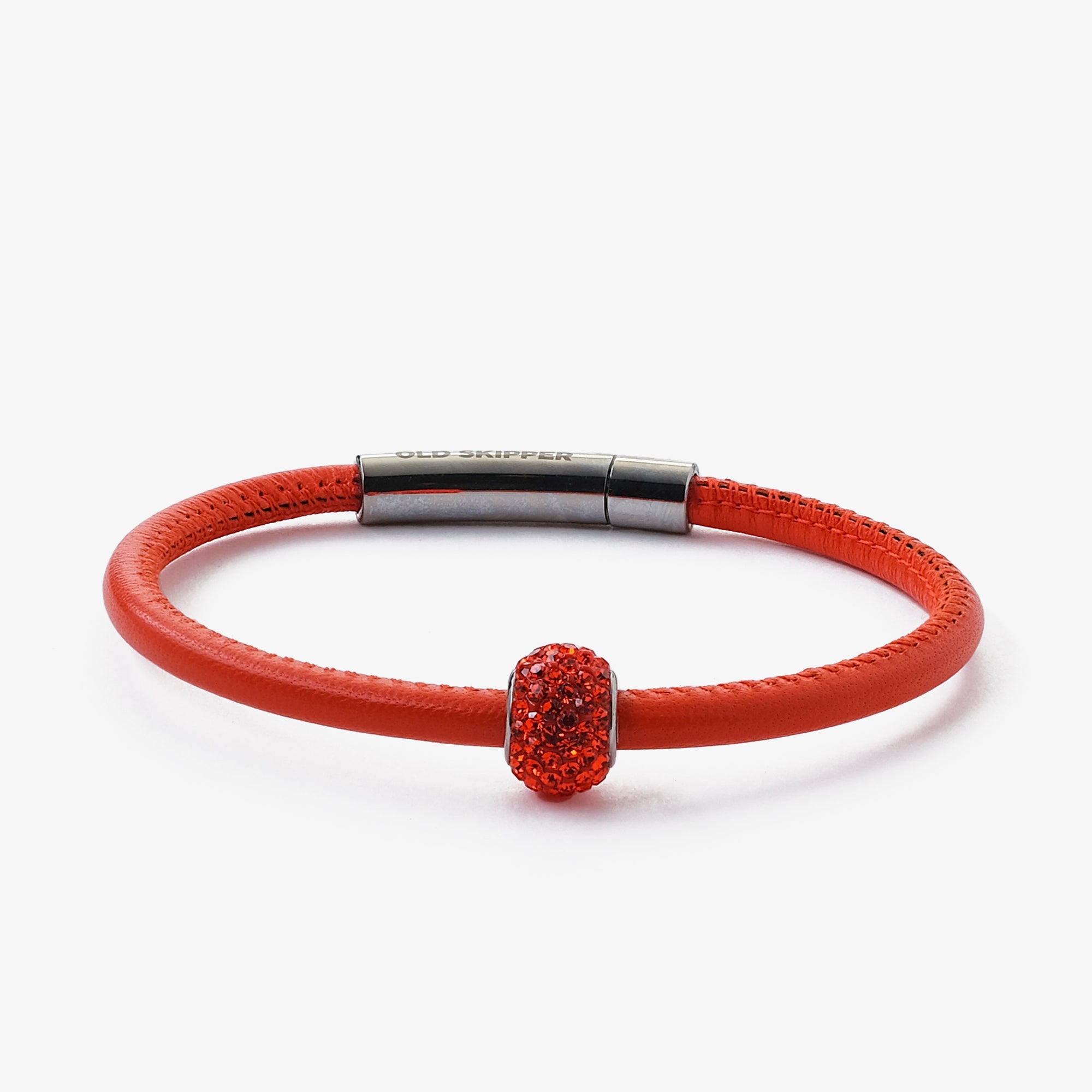 Old Skipper NPRSLB-954-TUBE-SILVER-charm-orange bratara 18cm
