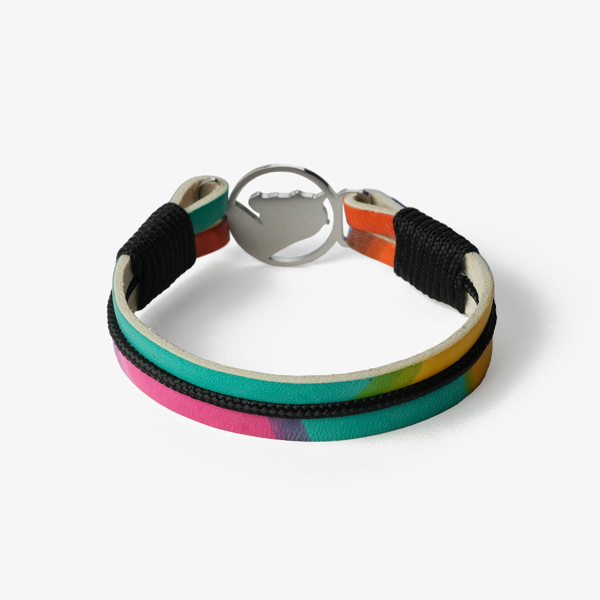 Old Skipper Pride bratara piele multicolor Horse
