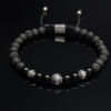 Dualstax Lava bratara barbati lava onix 6mm reglabila