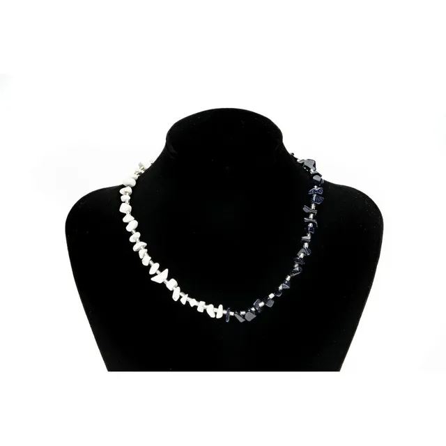 CrisFeather LadyLike choker howlite piatră soarelui