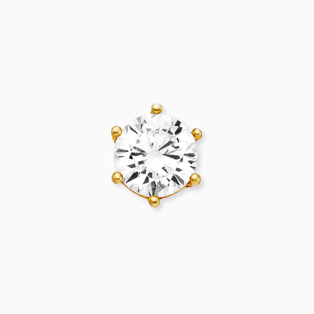 Cercei Engelsrufer Shiny aurii argint cu zirconia 4mm