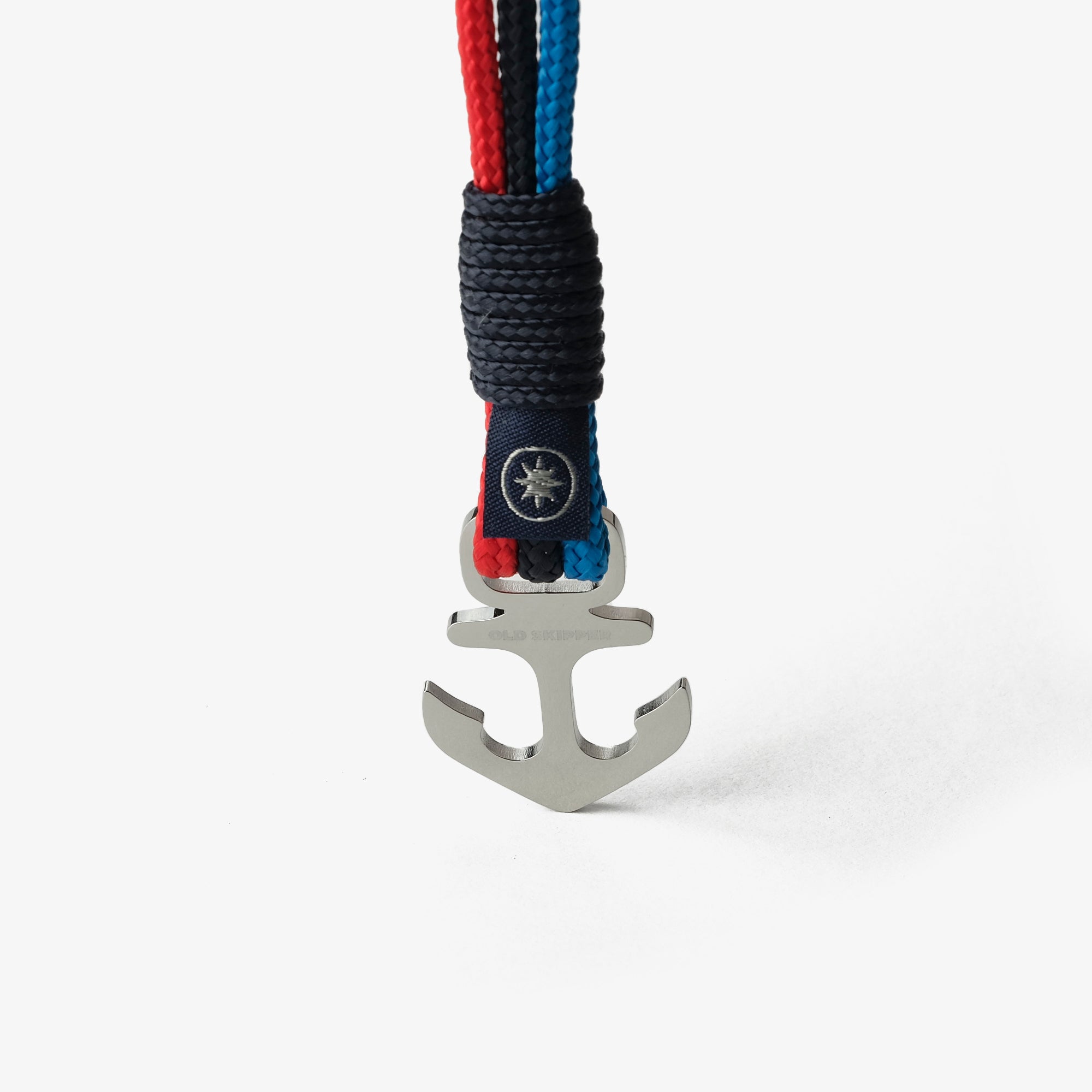 Old Skipper Triton's Path brățară Anchor albastru-roșu
