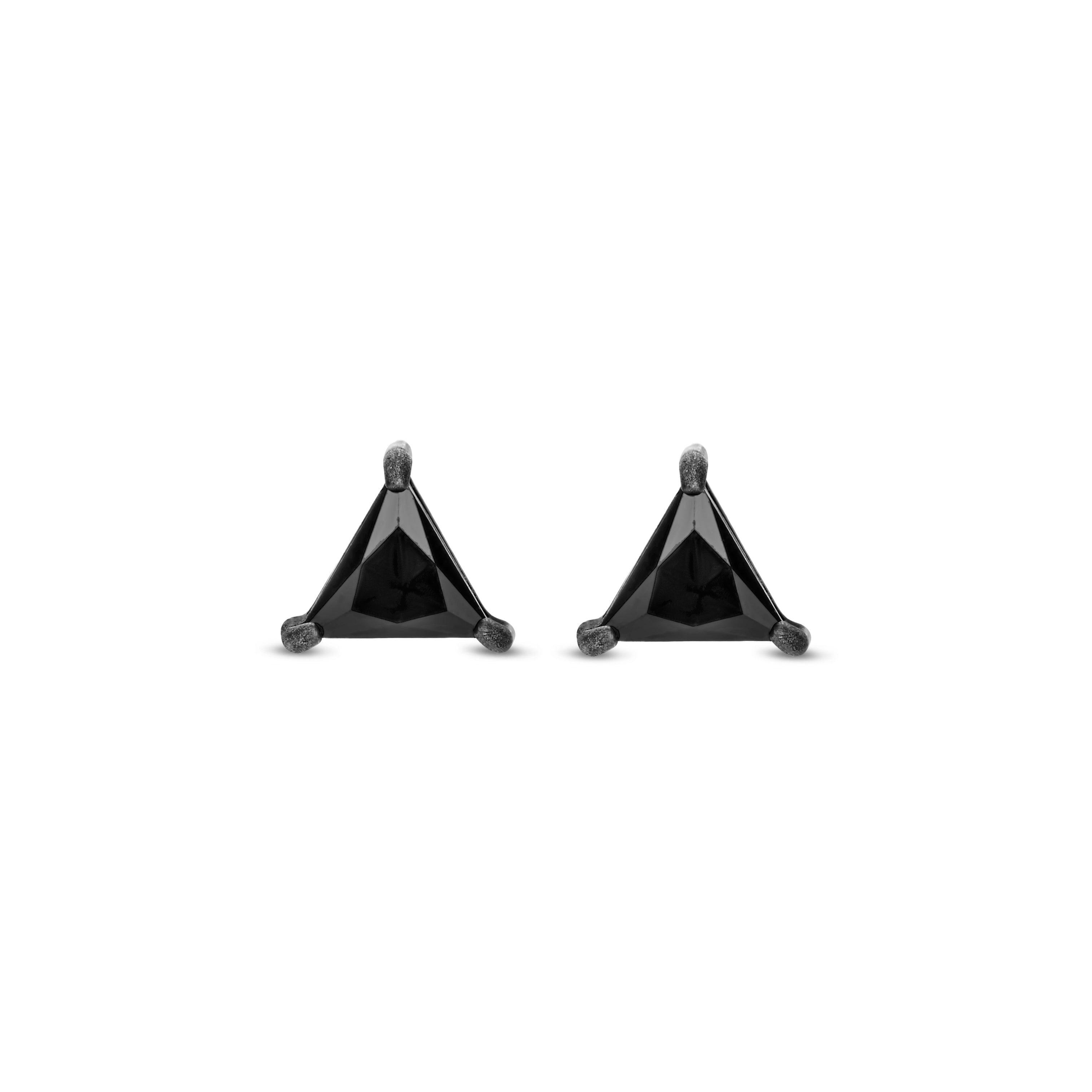 Frank 1967 Triangle Black Zirconia cercei triunghi negri