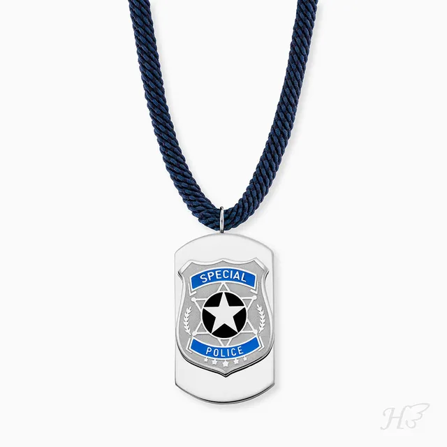Engelsrufer Herzengel Polizei lănțișor copii oțel multicolor