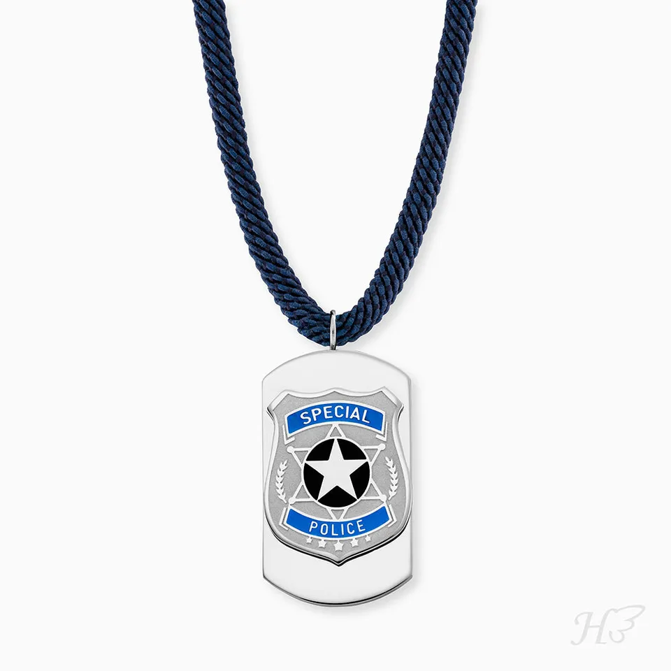 Engelsrufer Herzengel Polizei lănțișor copii oțel multicolor
