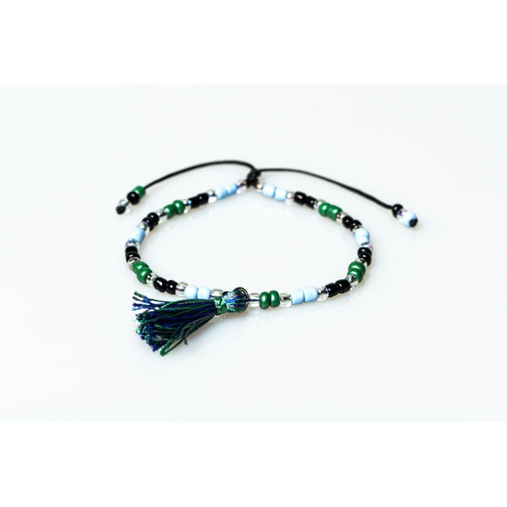 CrisFeather Accesorii Gaby bratara picior verde
