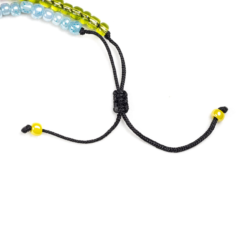 CrisFeather Tira brățară gleznă mărgele multicolor
