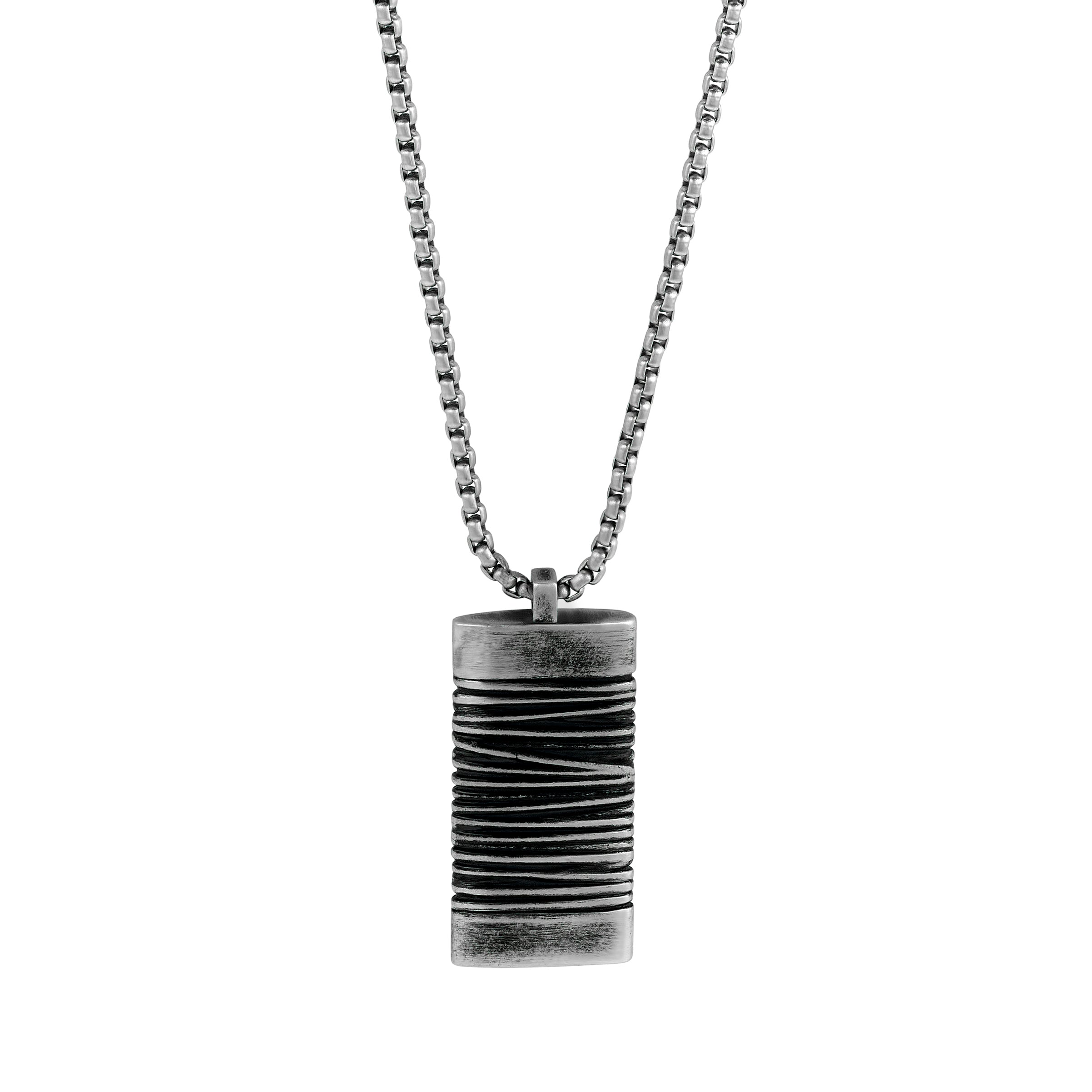 Frank 1967 Rectangular Pendant colier otel auriu