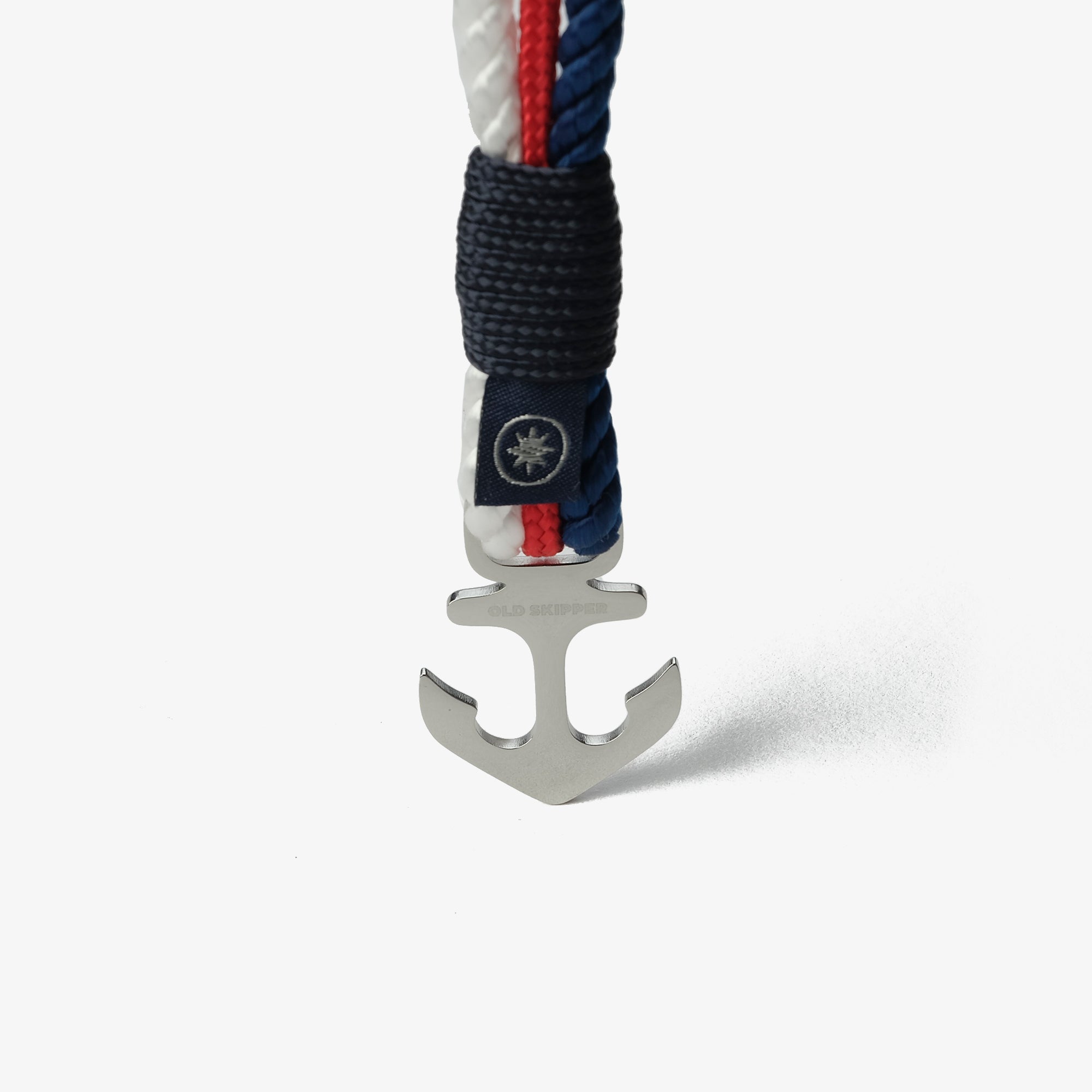 Brățară șnur Old Skipper Oceanic Fusion Anchor tricoloră