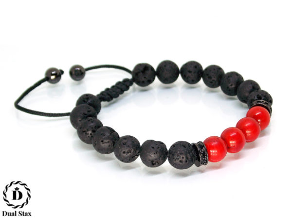 dualstax no.11 brățară unisex onix coroană
