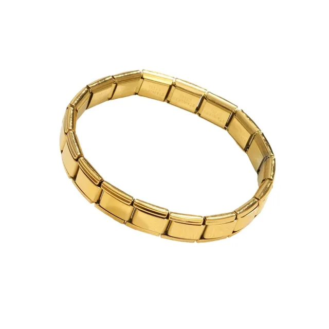 Rafini Link Luxe brățară reglabilă placată aur 18K