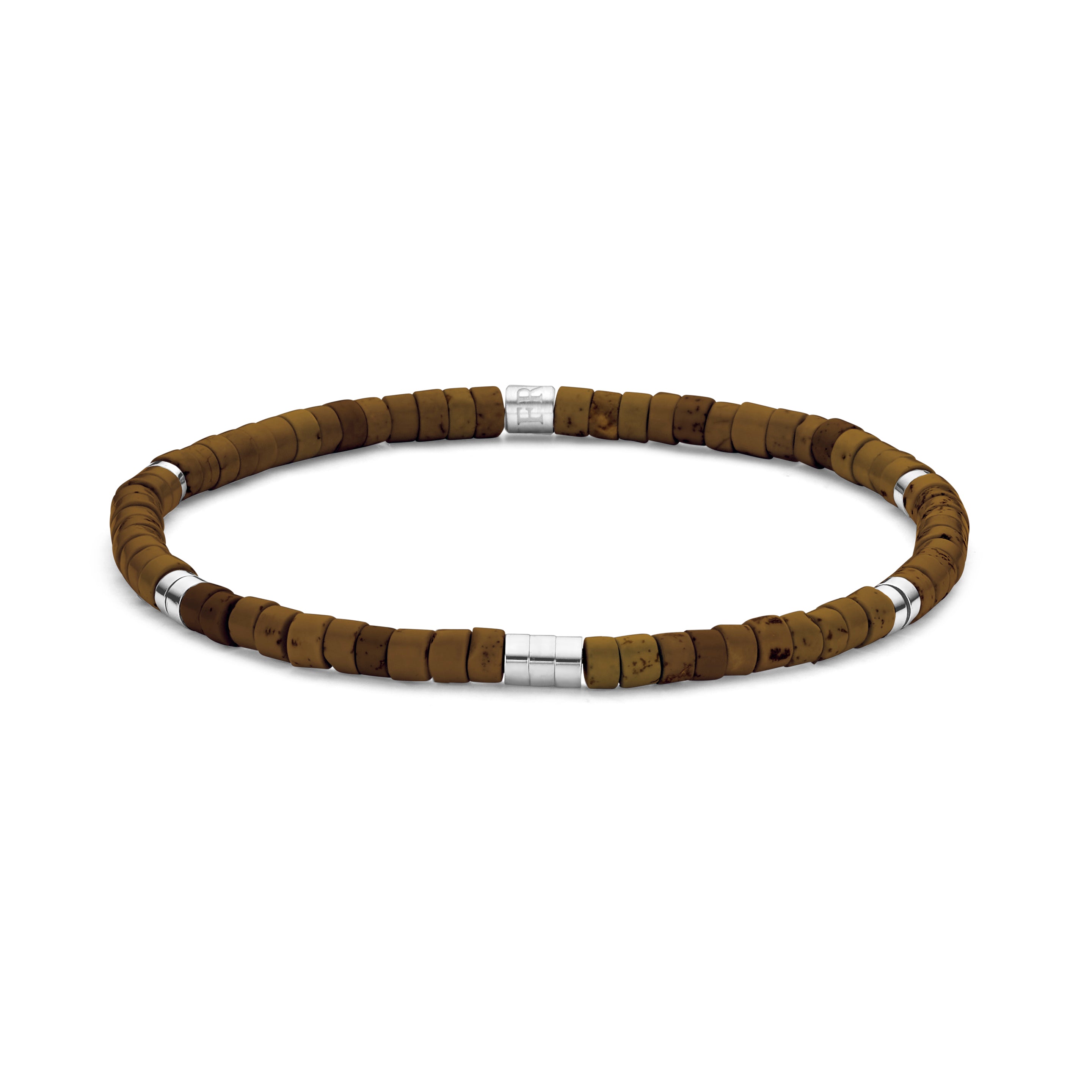 Frank 1967 Natural Bead bratara turcoaz
