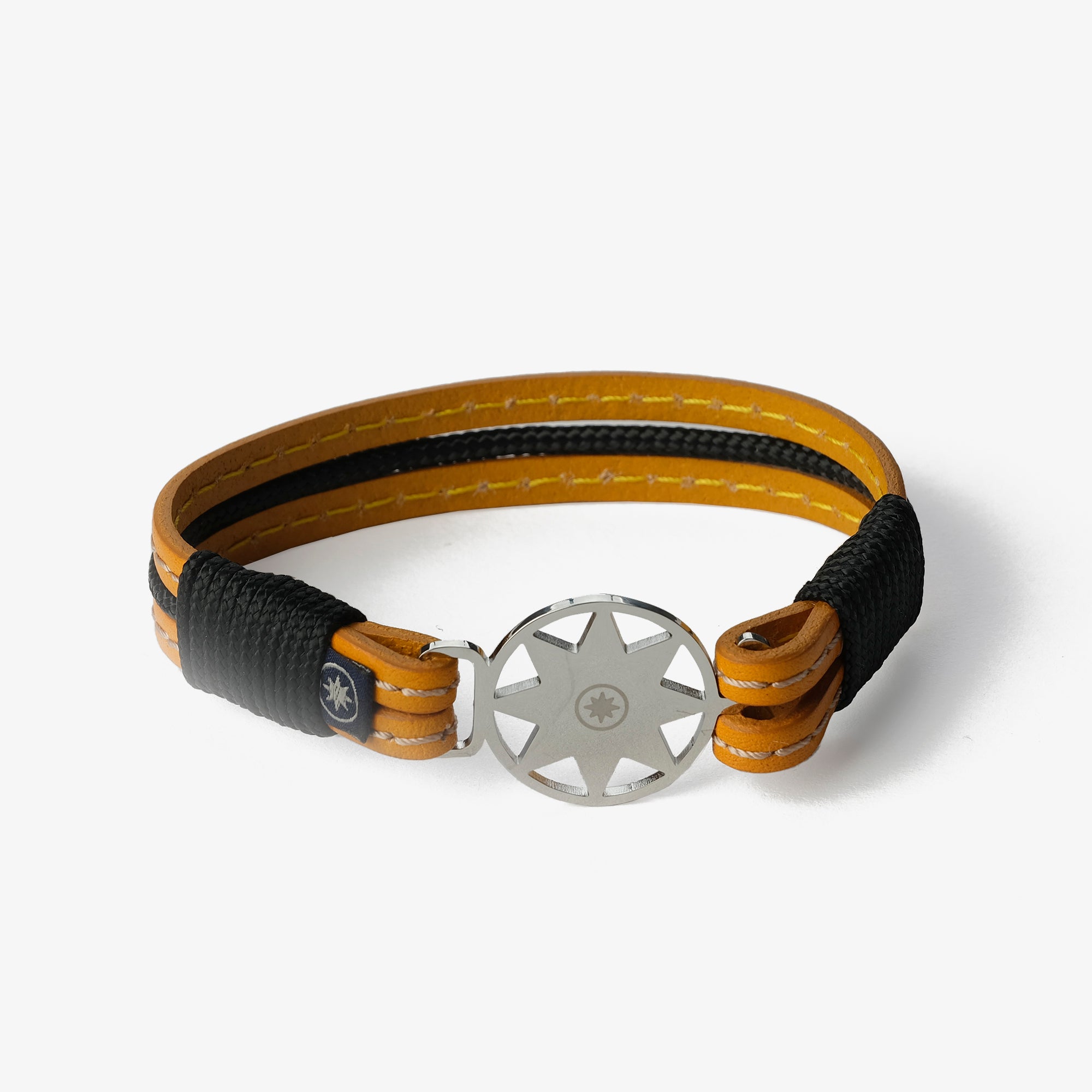 Old Skipper Golden Sunburst brățară piele muștar