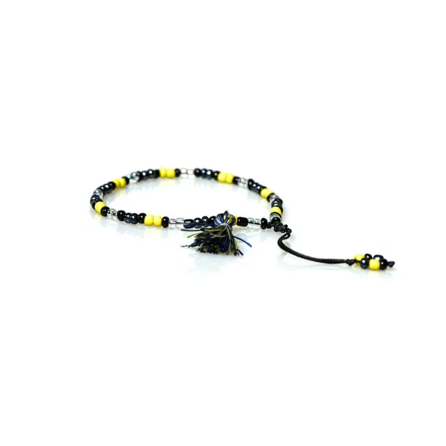 CrisFeather Ammy bratara glezna galben-negru-gri