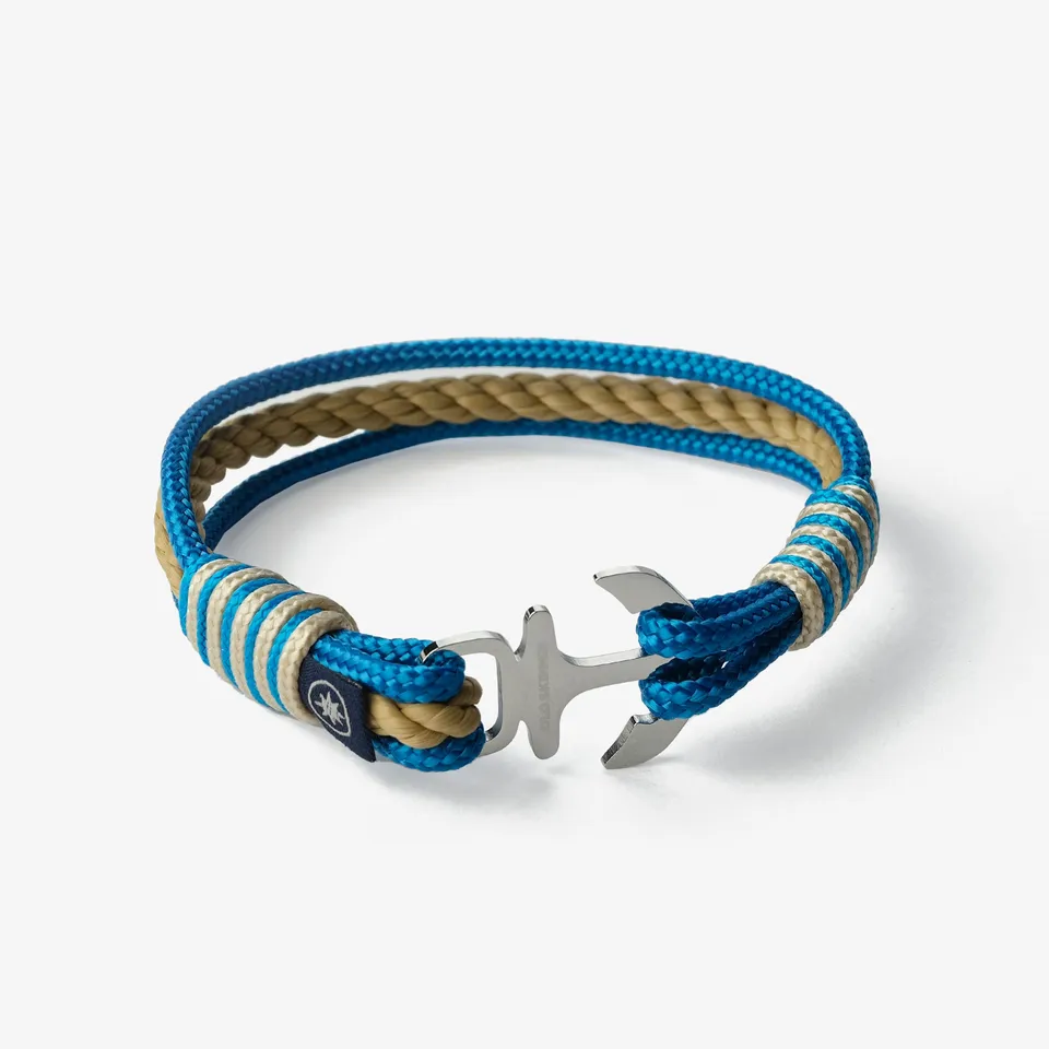 Old Skipper Ocean Breeze Anchor brățară bleumarin bej
