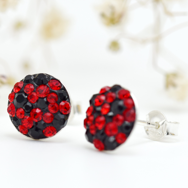 Margeluta.dincristal Chaton Ball set cercei mama-fiica argint 925