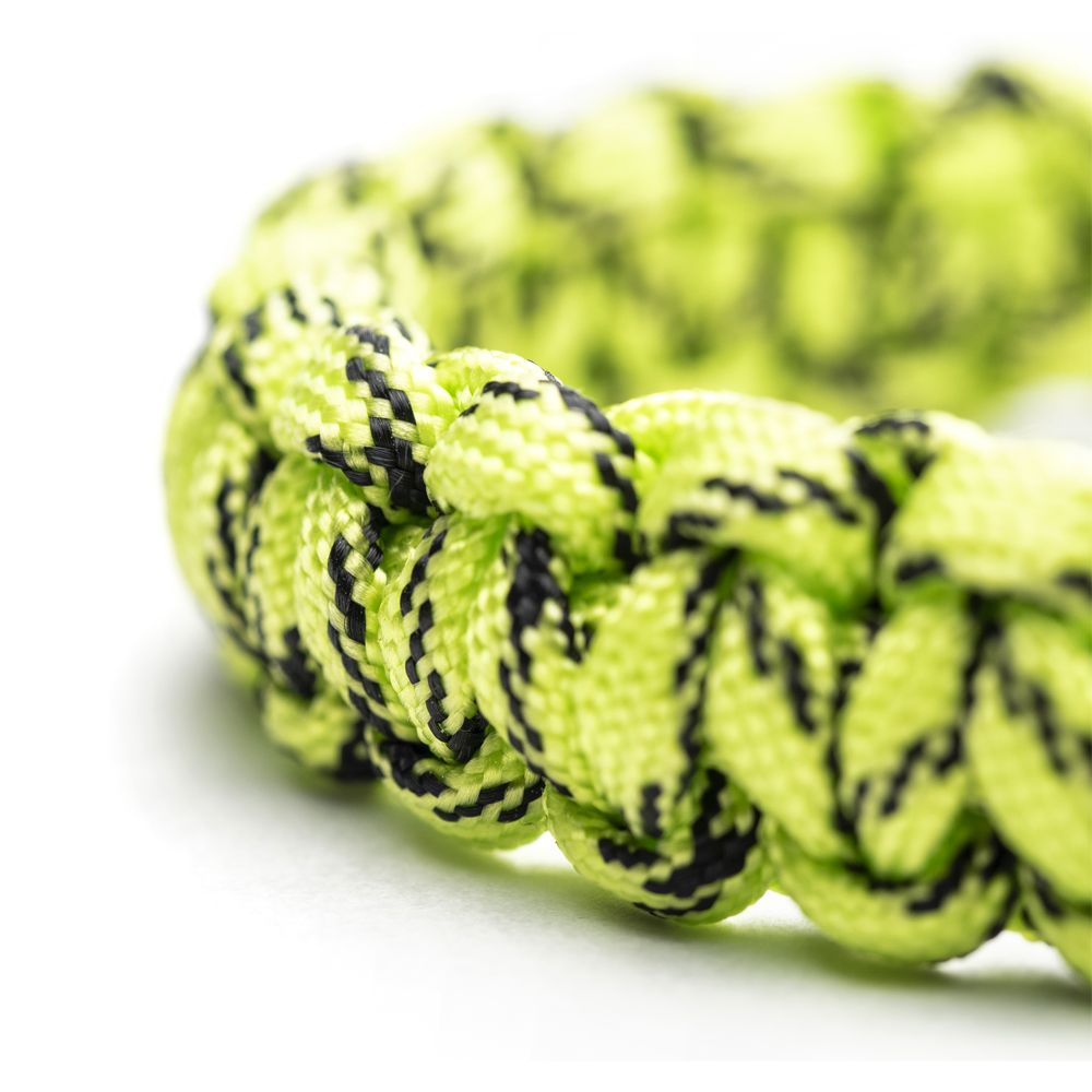 CrisFeather Green Hornet bratara paracord barbati maro