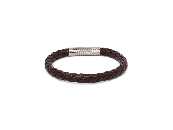 Dualstax Piele No 8 bratara piele maro 6mm