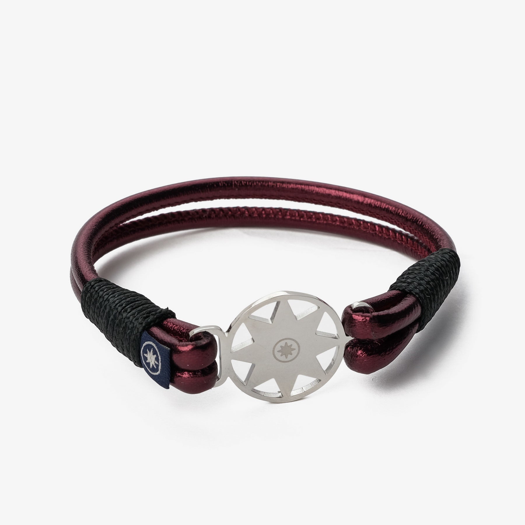 Old Skipper Crimson Tide brățară piele roșu ancoră