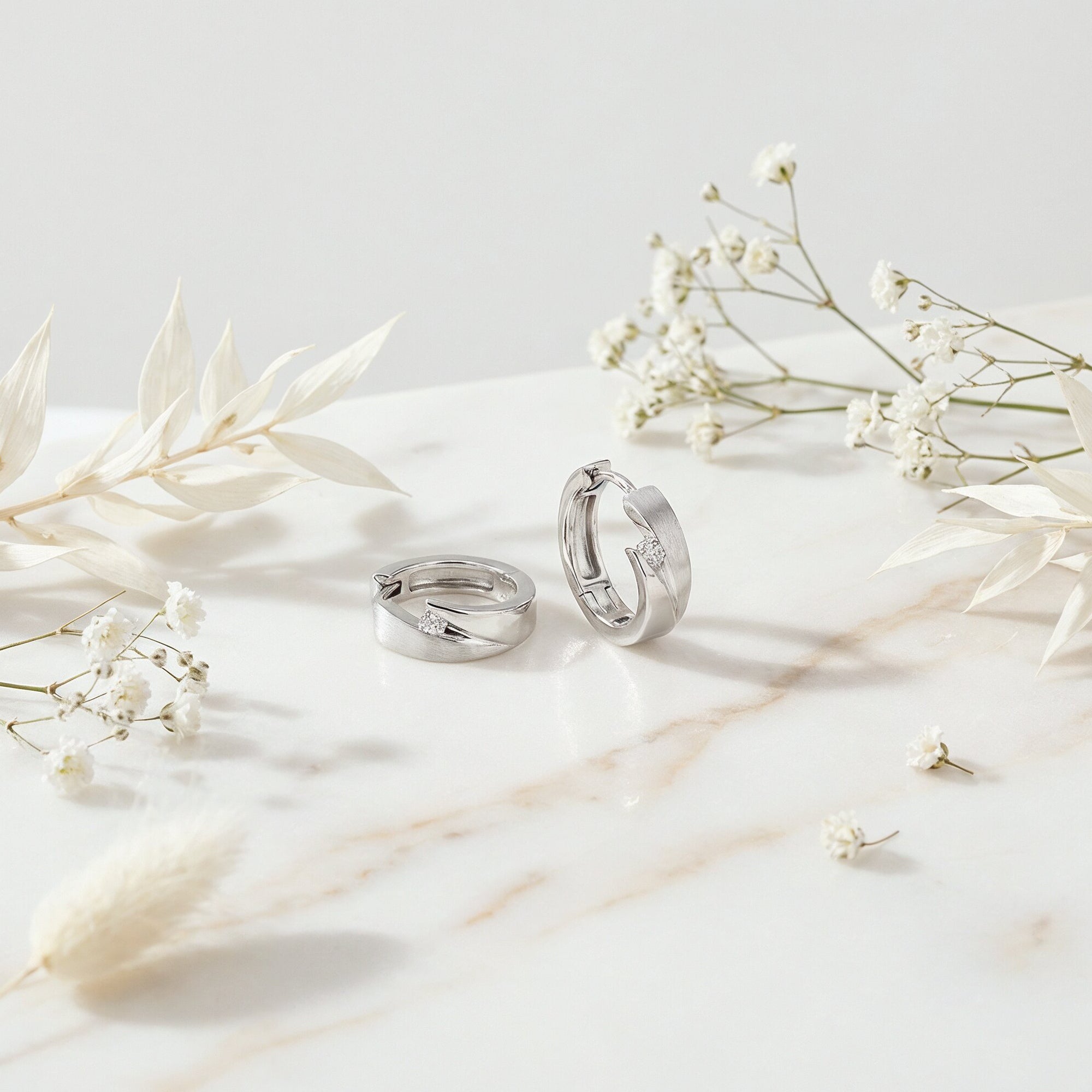 Engelsrufer Creole cercei argint zirconia