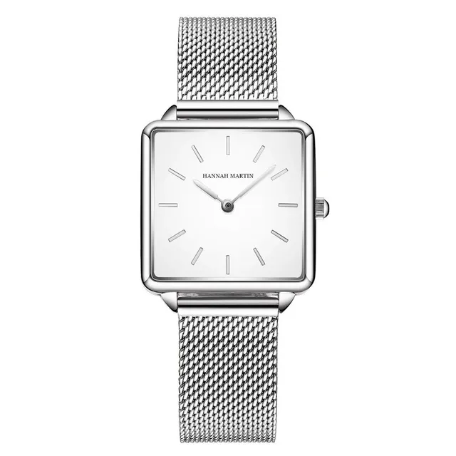 Rafini Valur Silver ceas argintiu reglabil inox