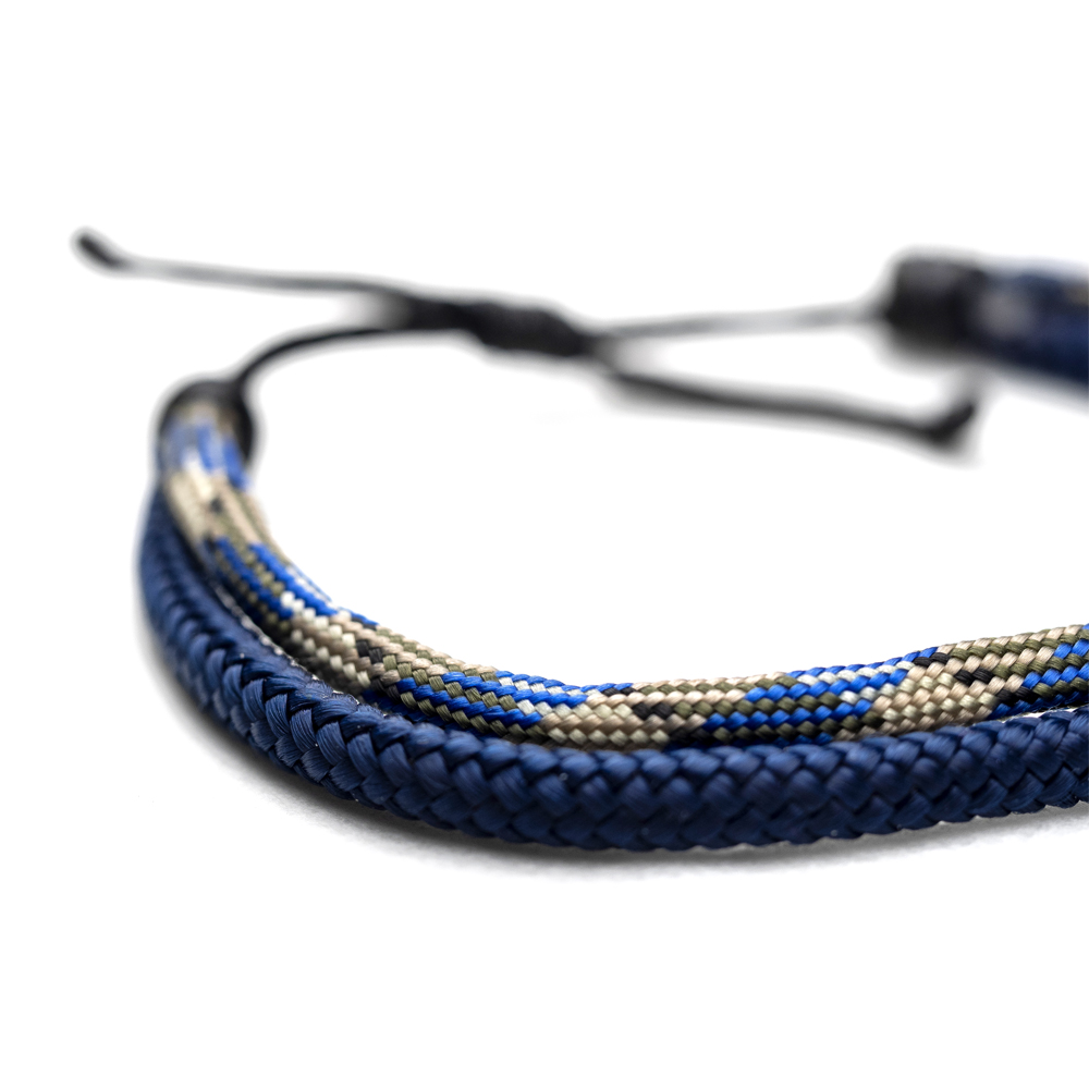 CrisFeather BlueStain brățară paracord bărbați