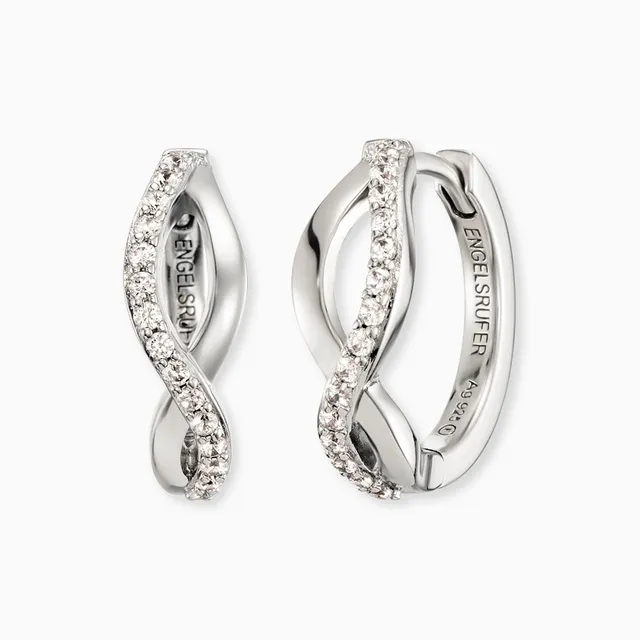 Engelsrufer Paradise cercei creole zirconia